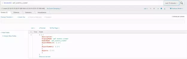 datamodel command